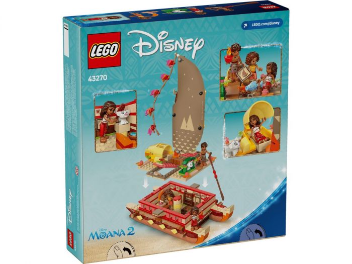 Конструктор LEGO Disney Princess Пригодницьке каное Ваяни
