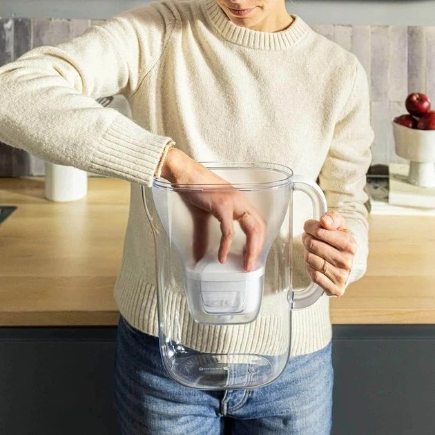 Фільтр-глечик Brita Style Essential XL MXPro 3.6л (2.3л очищеної води) з картриджем сіро-блакитний