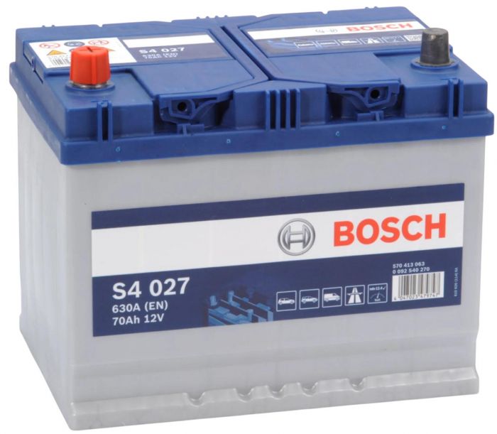 Акумулятор Bosch S4 12В 70А·год 630А L+ (0 092 S40 270)