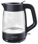 Електрочайник Tefal Morning Glass Kettle, 1.7л, скло, з підсвіткою, чорний