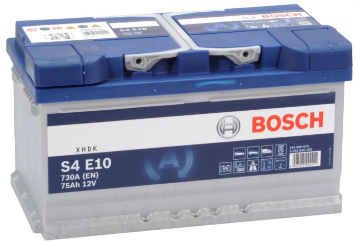 Акумулятор Bosch S4 12В 75А·год 730А R+ (0 092 S4E 100)