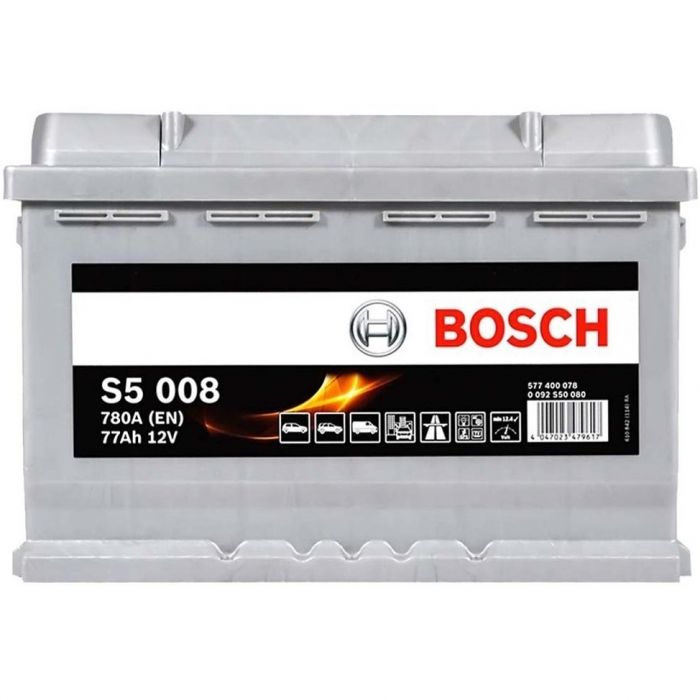Акумулятор Bosch S4 12В 77А·год780А R+ (0 092 S50 080)