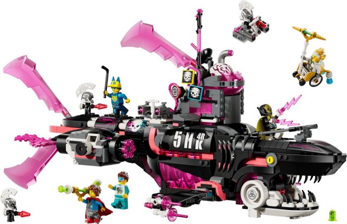 Конструктор LEGO Dreamzzz Страхітливий підводний човен «Акула»