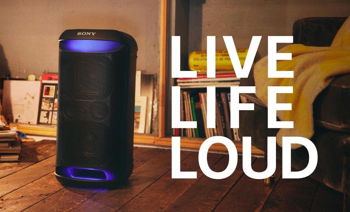 Акустична система Sony SRS-XV500B 2.0, BT 5.2, IPX4, LED, Party Connect, SBC, AAC, LDAC