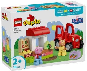 Конструктор LEGO DUPLO Peppa Pig Трактор і ринок