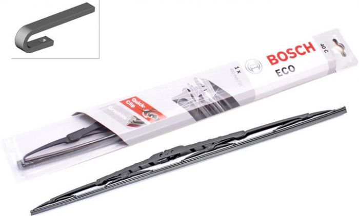 Склоочисник Bosch каркасний 400мм під гачок (3 397 004 667)