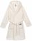 Халат жіночий ARDESTO Zigzag, розмір L/XL, 100% поліестер, білий