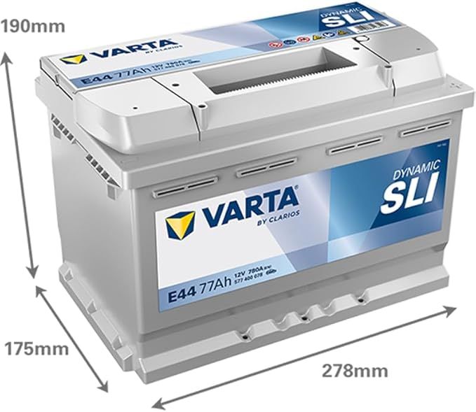 Акумулятор Varta Dynamic SLI 12В 77Аг 780А R+ (577400078)