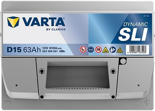 Акумулятор Varta Dynamic SLI 12В 63Аг 610А R+ (563400061)