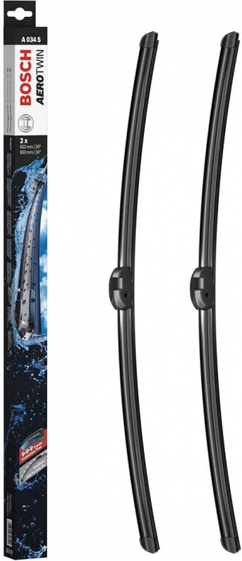 Склоочисник BOSCH Aerotwin безкаркасний комплект 650/650мм (3 397 009 034)