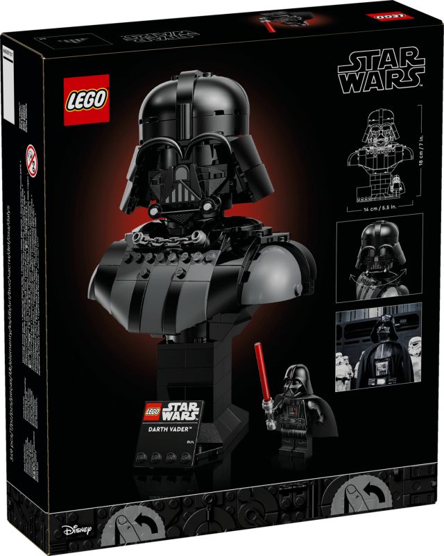 Конструктор LEGO Star Wars Погруддя Дарта Вейдера