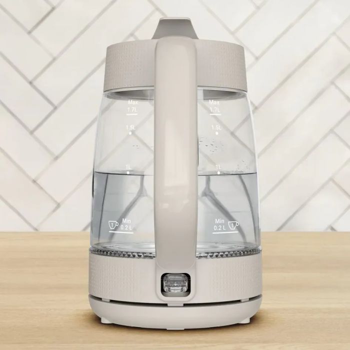 Електрочайник Tefal Morning Glass Kettle, 1.7л, скло, з підсвіткою, бежевий