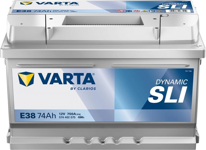 Акумулятор Varta Dynamic SLI 12В 74Аг 750А R+ (574402075)