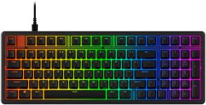 Клавіатура механічна HyperX Alloy Origins 2 1800 103key, Red, USB-A, Hot-Swap, EN/UA, RGB, чорний