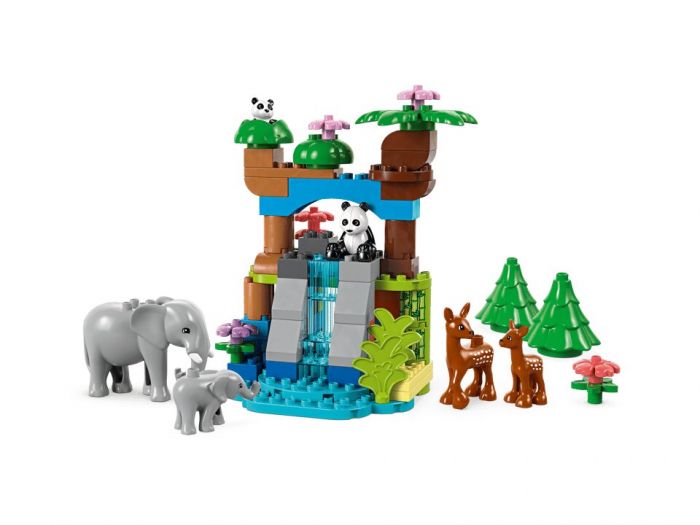 Конструктор LEGO DUPLO Town Сімейства диких тварин 3-в-1