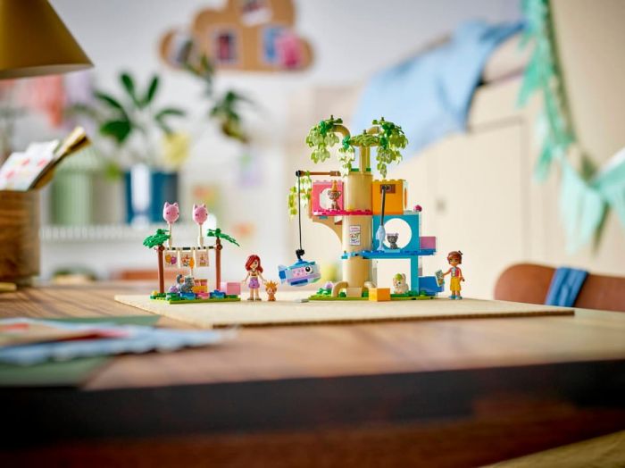 Конструктор LEGO Friends День народження кота і будинок на дереві