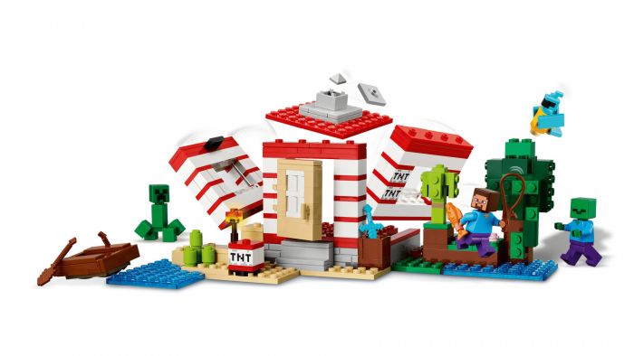 Конструктор LEGO Minecraft Будинок з вибухівки в джунглях