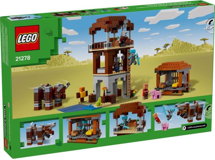 Конструктор LEGO Minecraft Аванпост розбійників та спустошувач