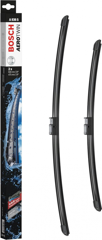 Склоочисник BOSCH Aerotwin безкаркасний комплект 600/475мм (3 397 118 936)
