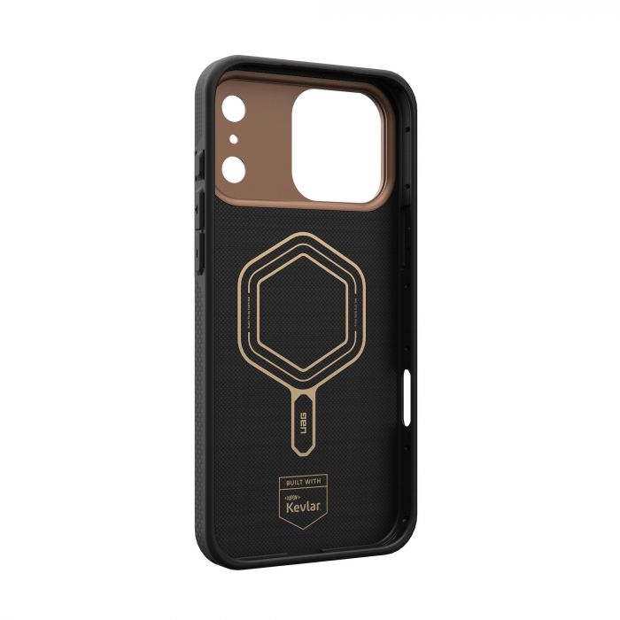 Чохол UAG для iPhone 17 Pro Max, Fibr Armr Magsafe, Kevlar Graphite/Bronze