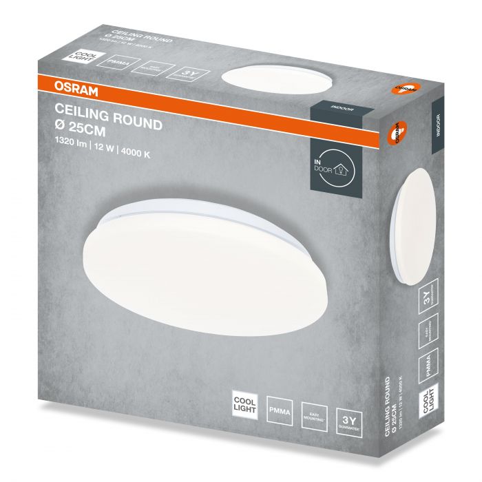 Світильник накладний OSRAM CEILING ROUND 12Вт 4000K 960Лм