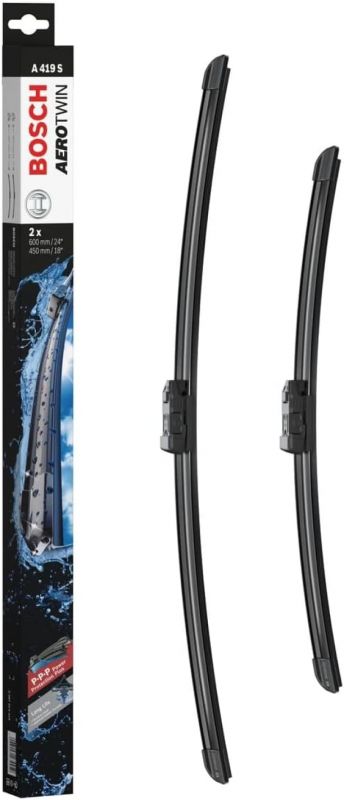 Склоочисник BOSCH Aerotwin безкаркасний комплект 600/450мм (3 397 014 419)
