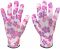 Рукавички робочі Verto, поліестер, р.9, рожевий в квіточку
