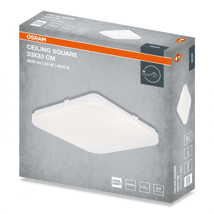 Світильник накладний OSRAM CEILING SQUARE 24Вт 4000K 1920Лм