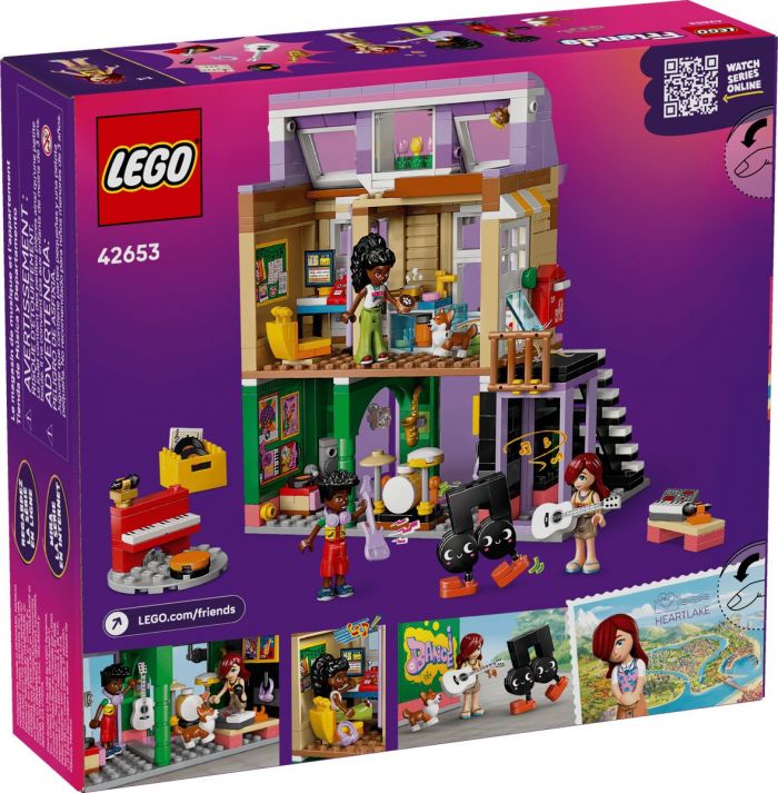 Конструктор LEGO Friends Музична крамниця і квартира