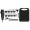 Машинка для стрижки Wahl Home Pro 300, мережа, вібраційний мотор, насадок-10, кейс, масло та ножиці у компл., сталь, чорний