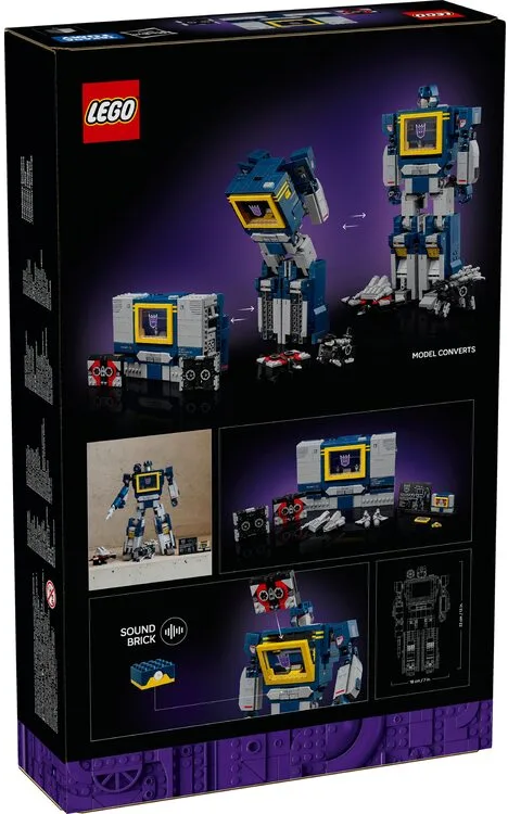 Конструктор LEGO Icons Transformers: Саундвейв