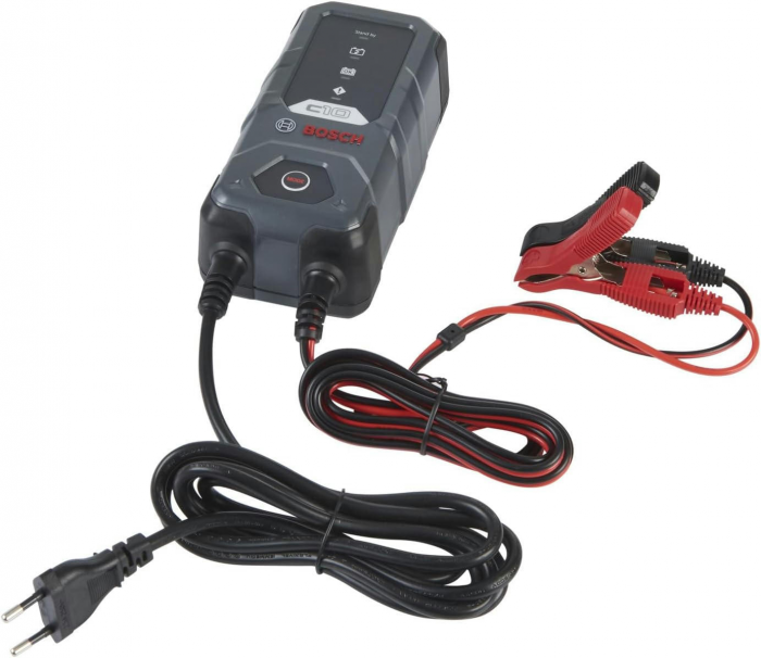 Зарядний пристрій Bosch C10, 12В, 5-120А·год, 3.5А, IP65 (0 189 911 010)