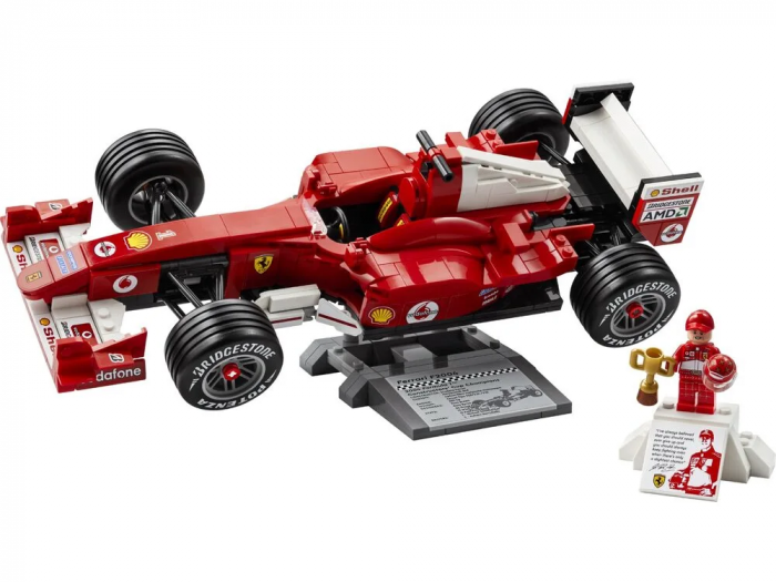 Конструктор LEGO Icons Ferrari F2004 та Michael Schumacher