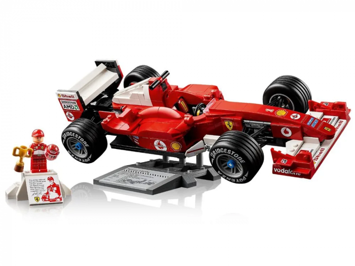 Конструктор LEGO Icons Ferrari F2004 та Michael Schumacher