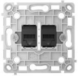 Реле розетки Ajax OutletCore LAN Vertical чорна (128848.165.BL)