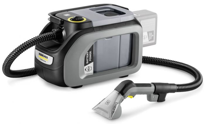 Пилосос професійний акумуляторний Karcher Puzzi 2/1 Bp 36В 16кПа контейнер 1.7/2.9л вологе/сухе прибирання  3.74кг