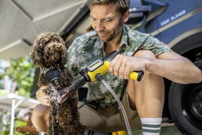 Мінімийка середнього тиску портативна Karcher OC Handheld Compact 150л/год шланг 5м 15Бар 2.2кг USB-C