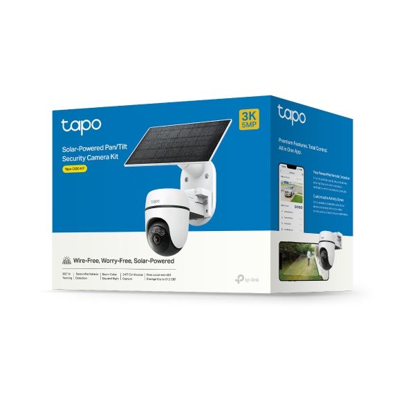 Комплект розумної бездротової камери TP-LINK TAPO C630 KIT 3K та сонячної панелі