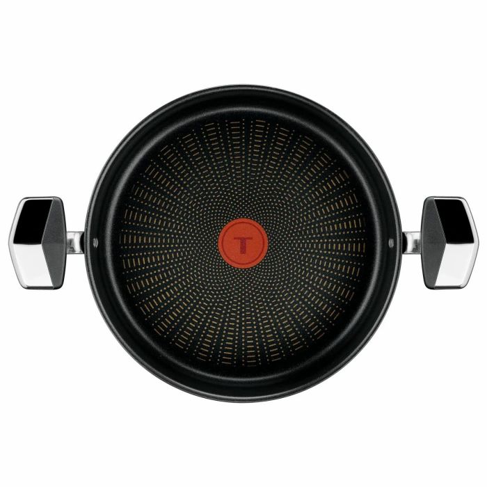 Сотейник Tefal Excellence+, з кришкою, 26см, нержавіюча сталь, скло, бакеліт, чорний