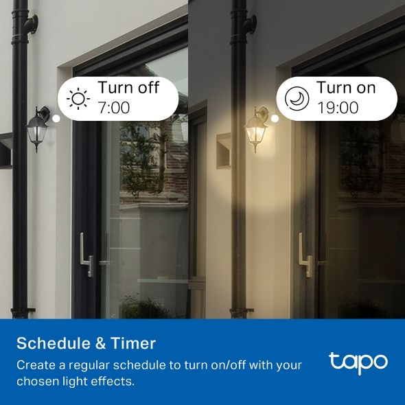 Розумна багатокольорова Wi-Fi лампа TP-LINK Tapo L430C N300 E14
