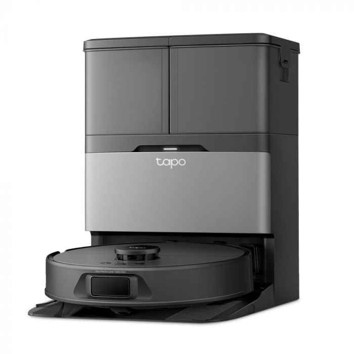 Робот-пилосмок TP-LINK TAPO RV 50 PRO OMNI з вологим прибиранням + розумна док-станція з функцією автоматичного спорожнення