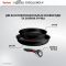 Набір посуду Tefal Ingenio Excellence+, 3 предмети, алюміній, нержавіюча сталь, бакеліт, чорний