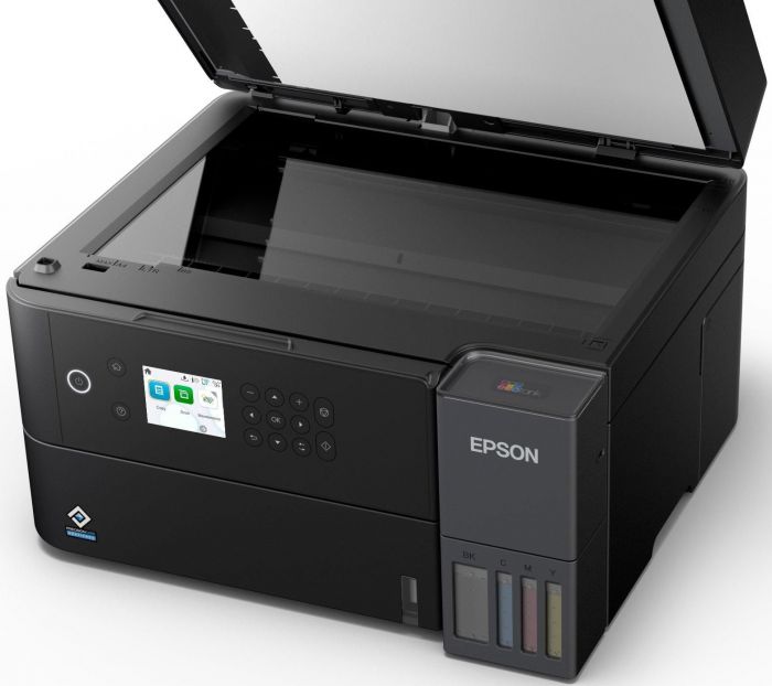 БФП ink color A4 Epson EcoTank L6370 35_23 ppm DADF Duplex USB Ethernet Wi-Fi 4 inks Black Pigment