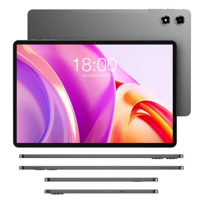 Планшет Teclast T50 Plus (2025) 11" 6ГБ, 256ГБ, LTE, 8000мА•год, Android, сірий