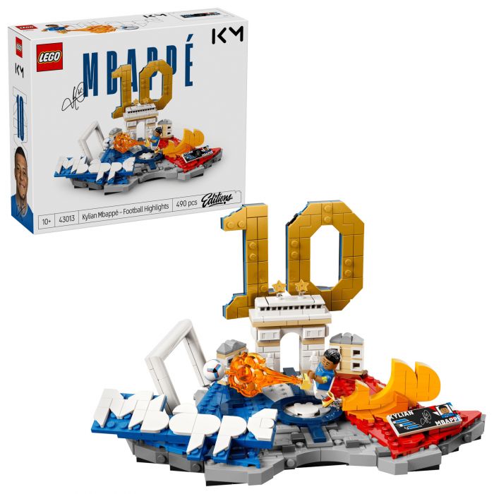 Конструктор LEGO Editions Football Кіліан Мбаппе — найкращі моменти футбольних матчів