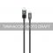 Кабель 2E USB-C > USB-C заряджання/синхронізації 100Вт PD, 1м, Digital Display, чорний