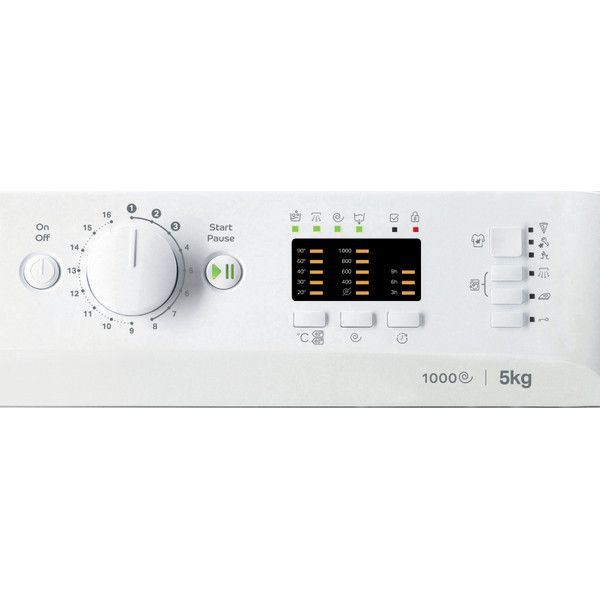 Пральна машина Indesit фронтальна, 5кг, 1000, D, 43см, білий