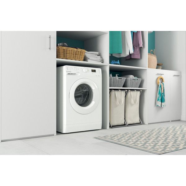 Пральна машина Indesit фронтальна, 5кг, 1000, D, 43см, білий