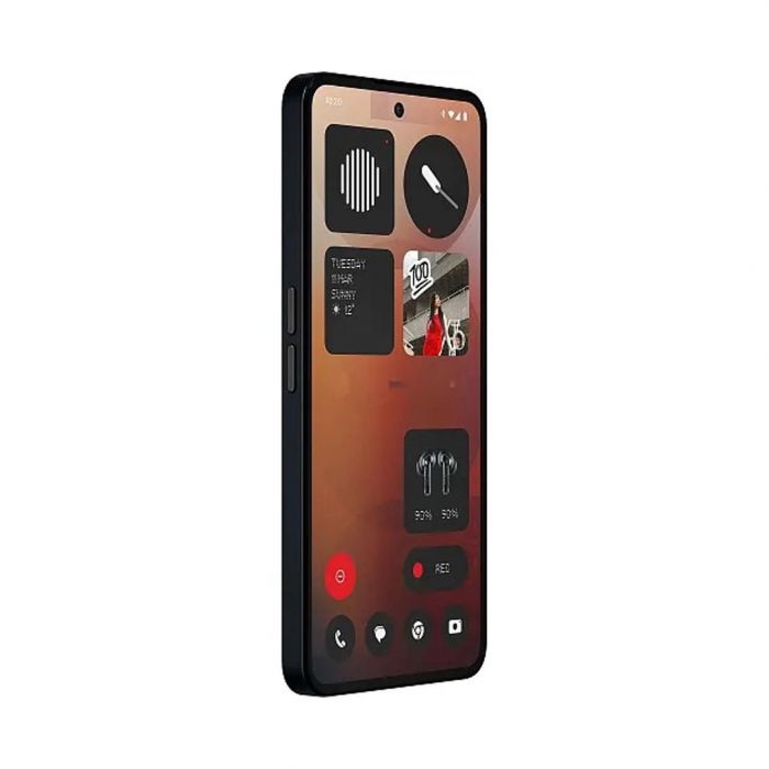 Смартфон Nothing Phone (3a) 6.77" 12/256ГБ, 2SIM, 5000мА•год, чорний