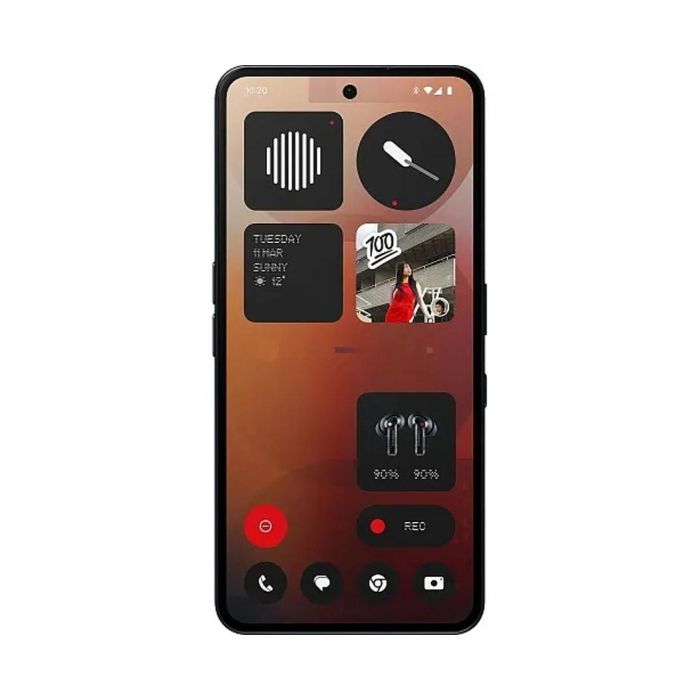 Смартфон Nothing Phone (3a) 6.77" 12/256ГБ, 2SIM, 5000мА•год, чорний